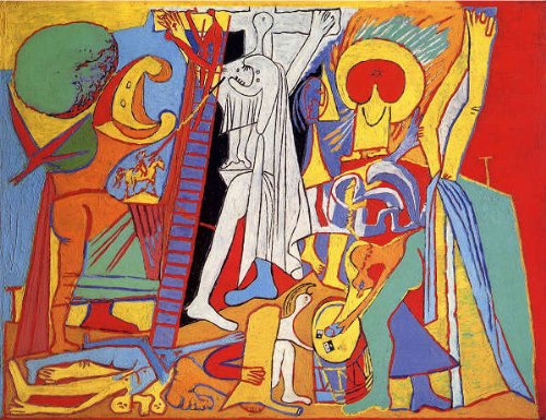 Amazon.co.jp: ピカソ・「磔刑」 プリキャンバス複製画・ ギャラリー